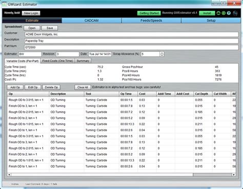 cnc machine costing software|manufacturing cost estimating software.